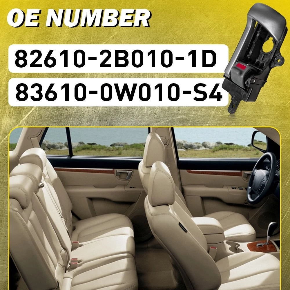 Driver Left Interior Door Handle for Hyundai Santa Fe (2007â2012)