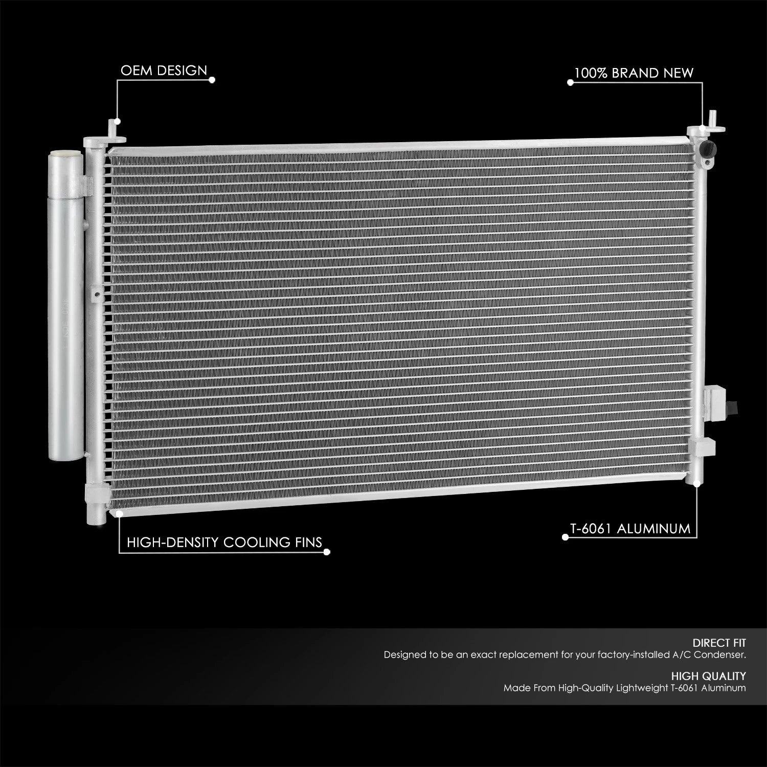 A/C Condenser for Honda Civic 1.8L Coupe (2006–2011)