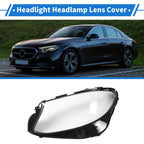 Car Front Left Headlight Lens Cover for Mercedes-Benz E-Class (2016-2021)
