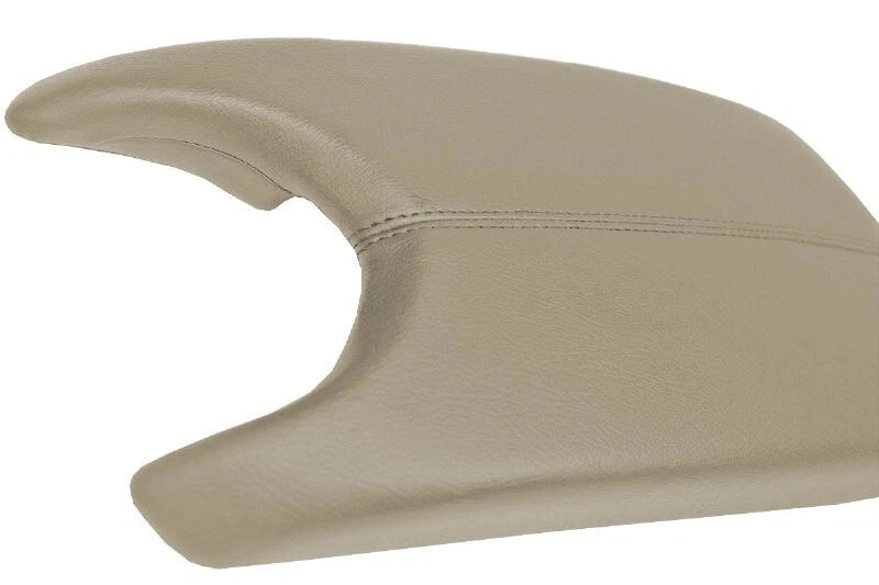 Leather Console Lid Armrest Cover for Cadillac ATS (2013–2019) Beige
