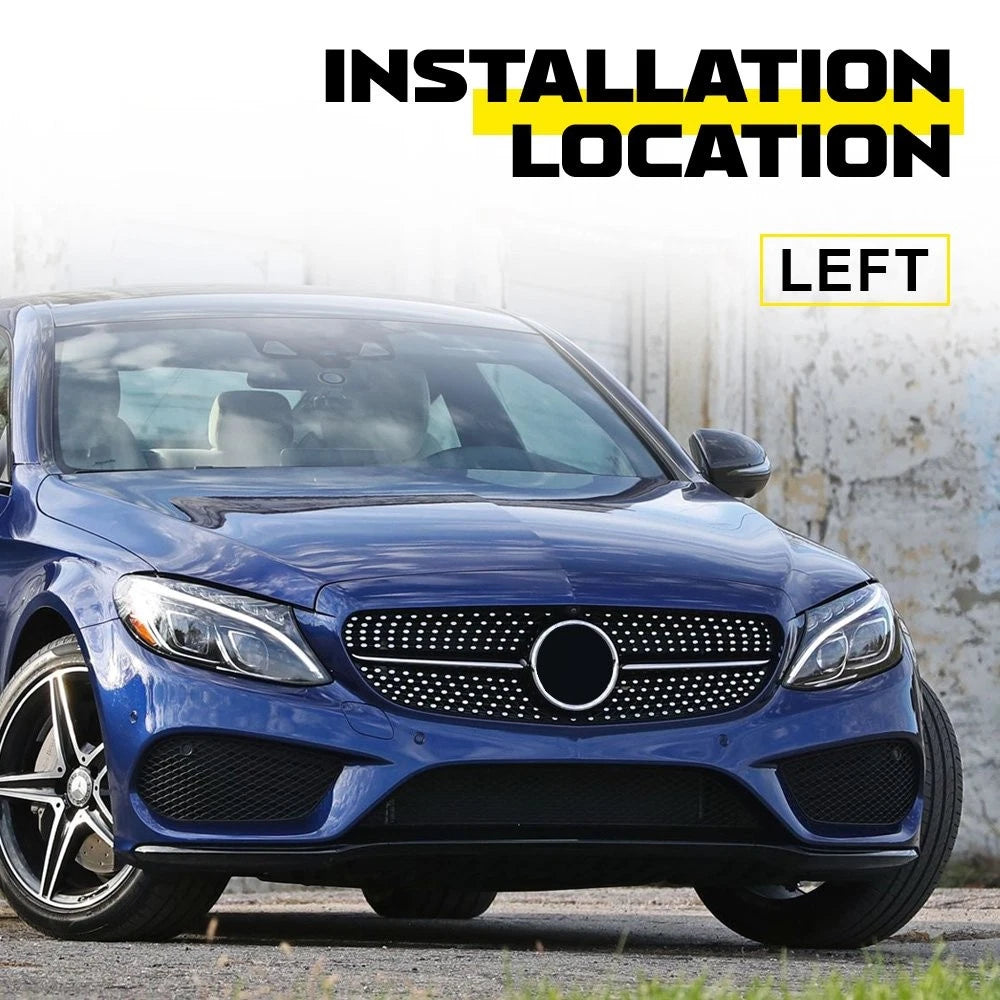Fog Light Cover for Mercedes Benz C300 (2015–2018) Front Left Side Primed