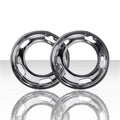 Set of 2 17" Front Wheel Simulators for 2019-2025 RAM 3500 Tradesman - Chrome