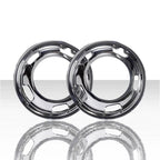 Set of 2 17" Front Wheel Simulators for 2019-2025 RAM 3500 Tradesman - Chrome