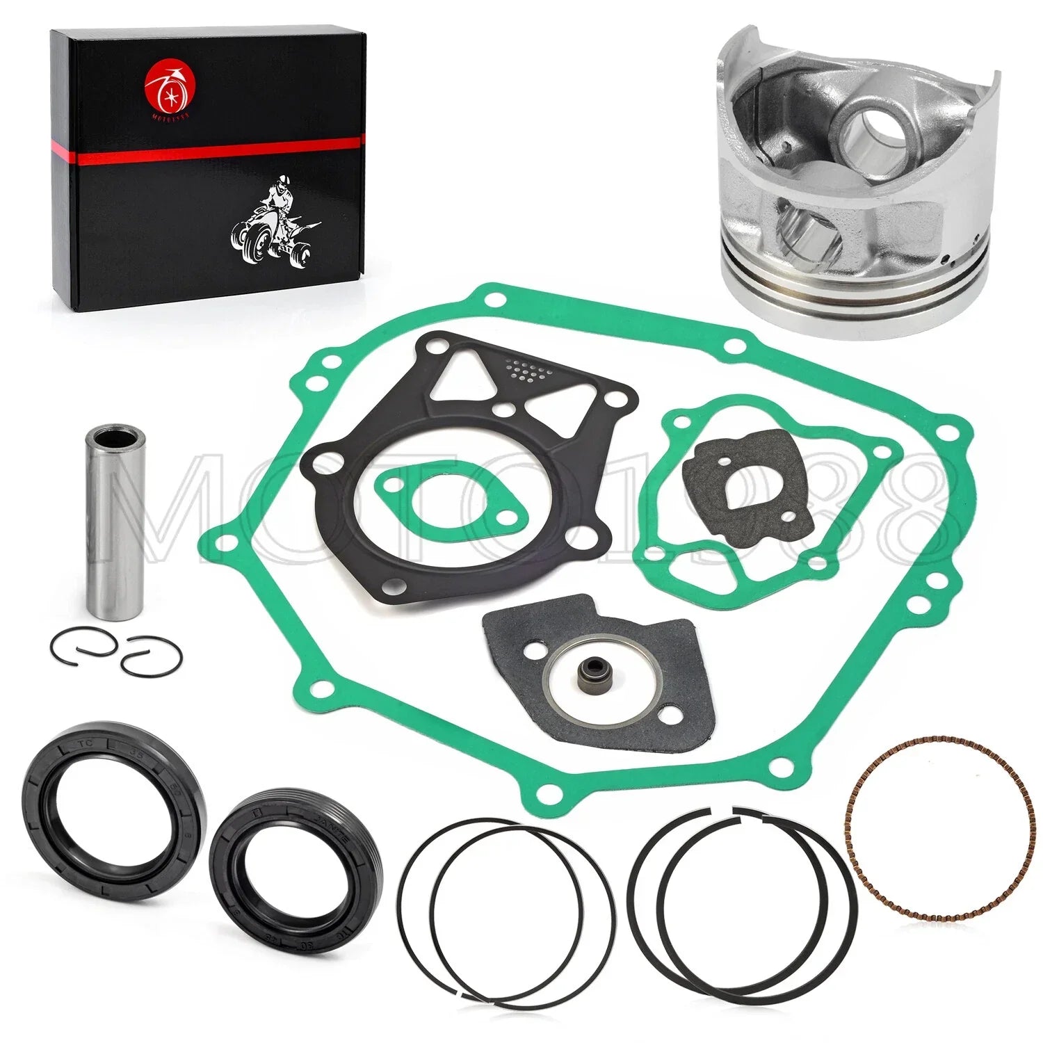 Oversize 0.5mm Piston & Ring Gasket Kit for YAMAHA Golf Cart G14 (1992–1996)