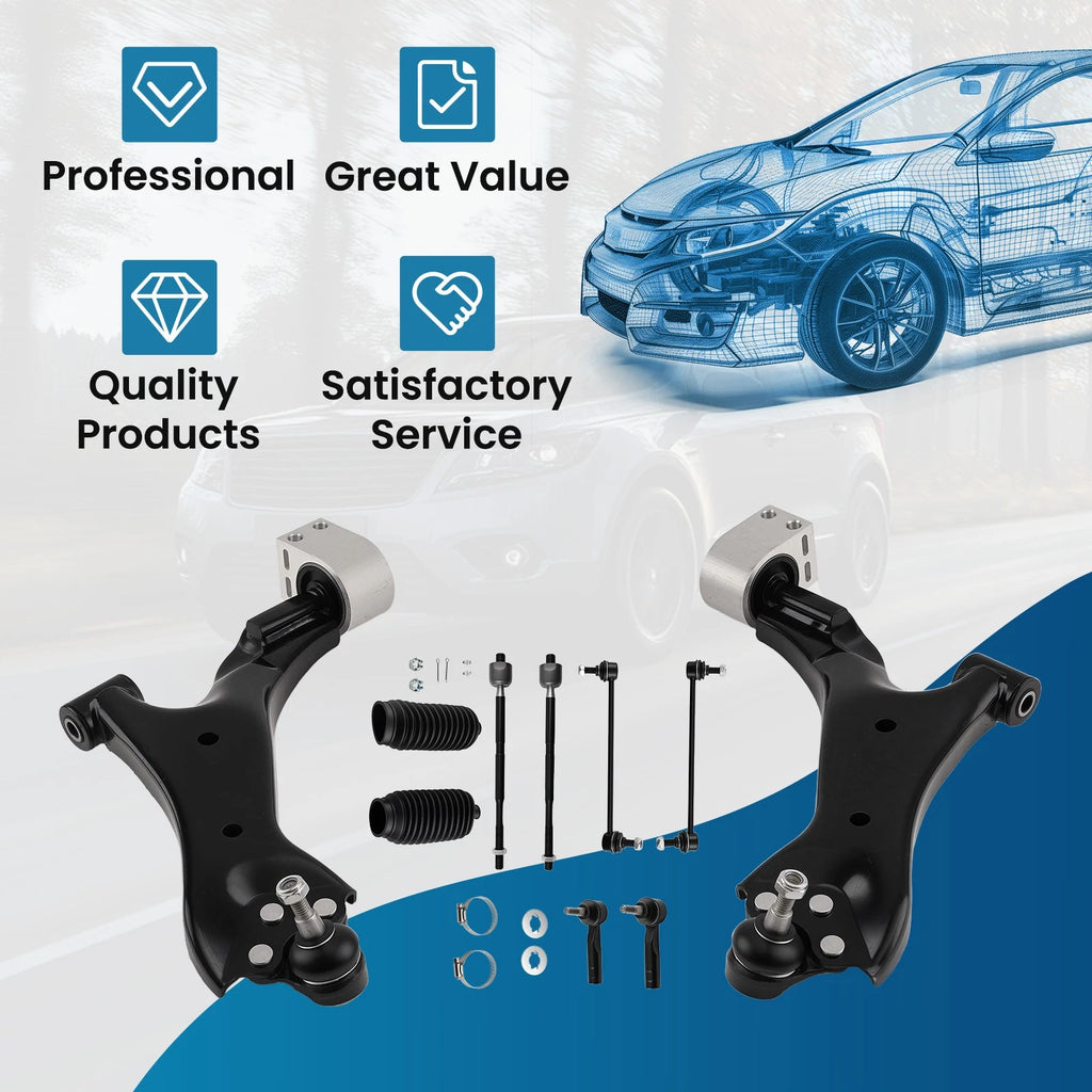 10pcs Front Lower Control Arms w/ Ball Joint for Saturn Vue (2008–2009)