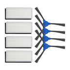 Set of 8 Side Brushes Filters for Robot Vacuum Cleaner