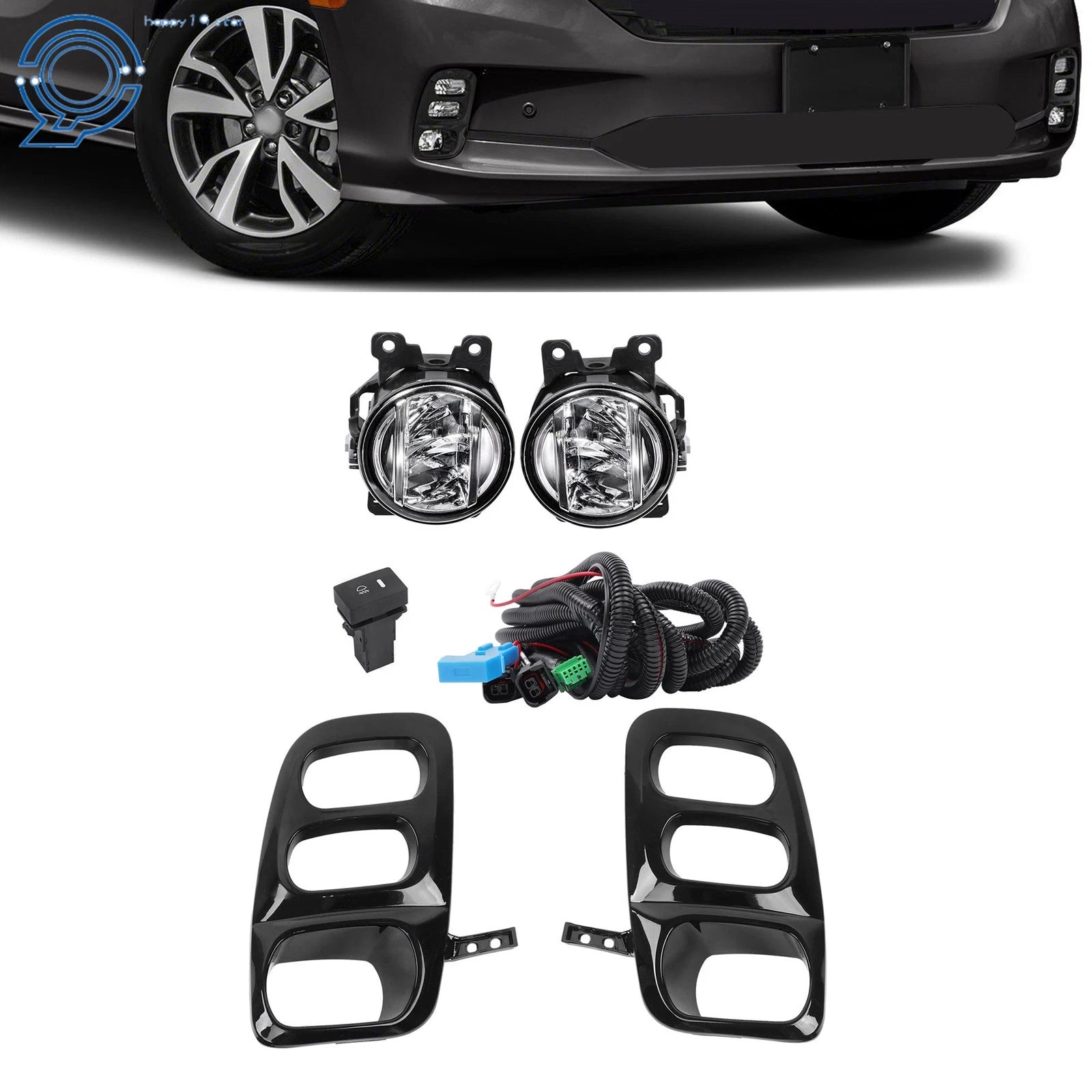 Set of 2 LED Bumper Driving Lamps for Honda Odyssey (2021–2023)