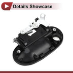 Exterior Door Handle for Hyundai Accent Front Right Black ABS (2010-2017)