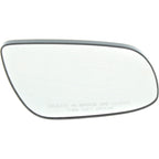 Passenger Mirror Glass for Kia Forte (2010–2013) with Backing Plate