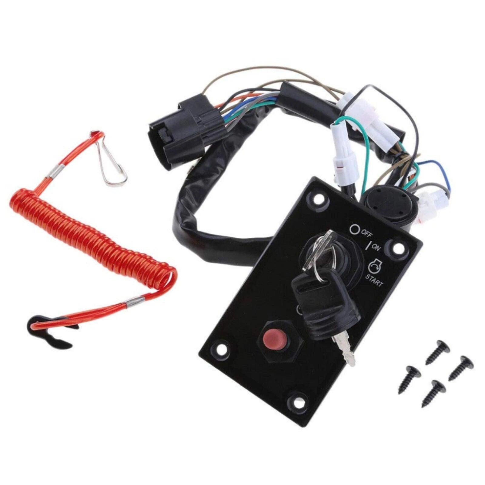 Ignition Key Switch Panel for Suzuki Marine Outboard (37100-96J24)