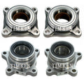 Front & Rear Wheel Bearing Assembly Kit for Toyota 4Runner FJ Cruiser (2003–2023)