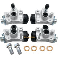 Set of 4 Front Brake Wheel Cylinders for Honda Rancher 350 TRX350TM/TE/FE/FM (2000–2003)