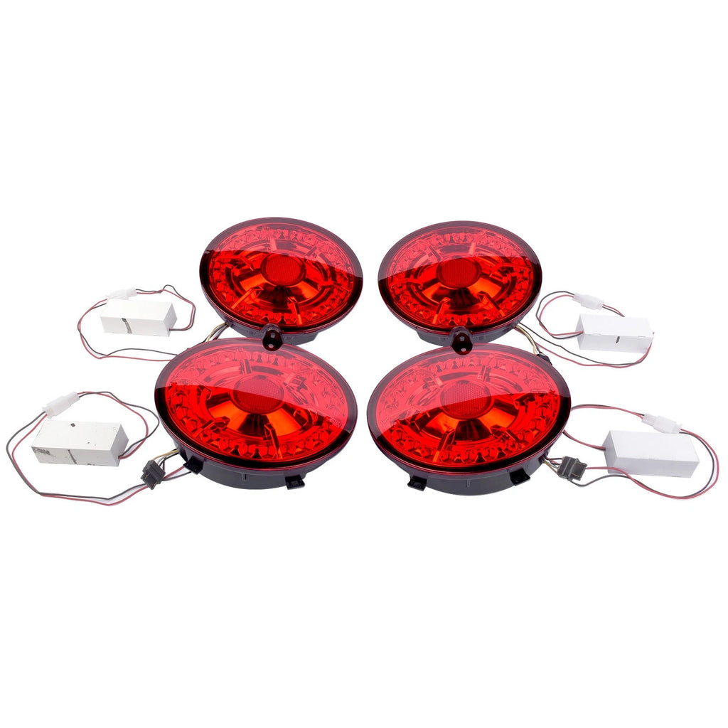 Set of 4 LED Brake Tail Lights for Chevy Corvette C6 (2005–2013)