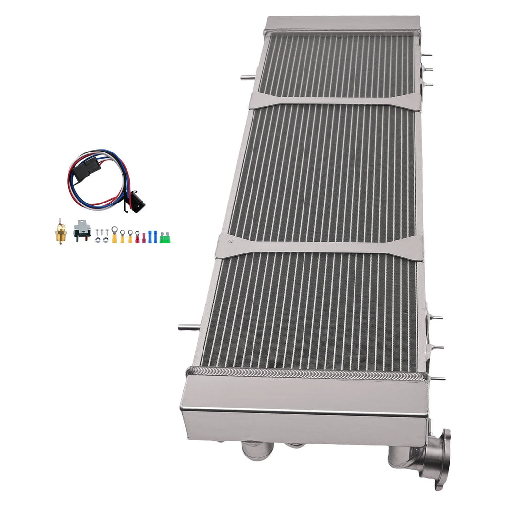 Cooling Radiator Shroud Fan Aluminum for Jeep Cherokee XJ (1991–2001)