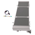 Cooling Radiator Shroud Fan Aluminum for Jeep Cherokee XJ (1991–2001)