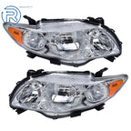 Set of 2 Headlamp Assemblies for Toyota Corolla (2009-2010)