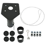 Adjustable 5th Wheel to Gooseneck Adapter Hitch (12" - 17")