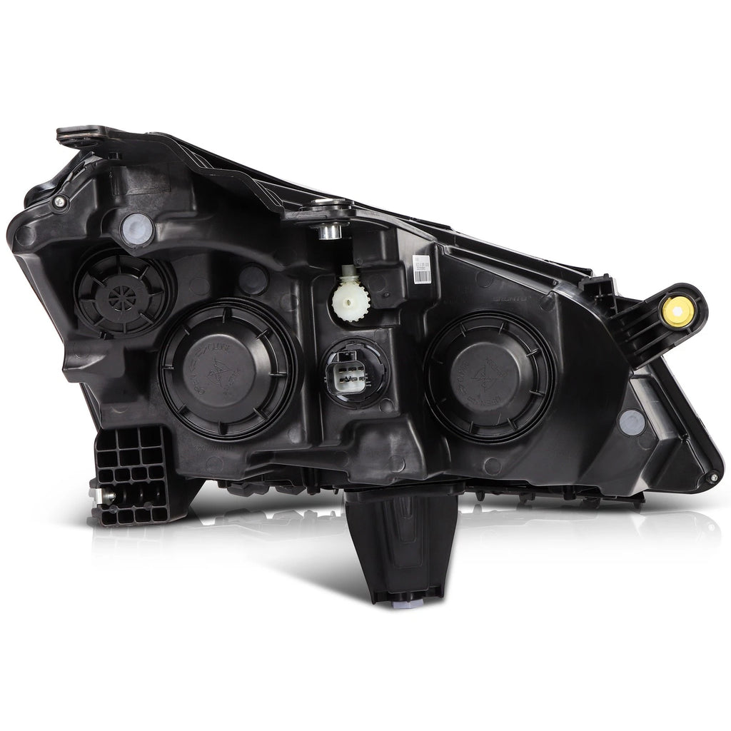 Headlight Assembly Set for Chevy Traverse (2013-2017) Black Housing