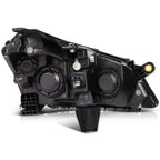 Headlight Assembly Set for Chevy Traverse (2013-2017) Black Housing