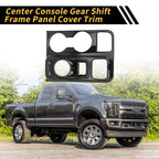 Carbon Fiber Gear Shift Frame Panel Cover Trim for Ford Maverick (2022–2024)