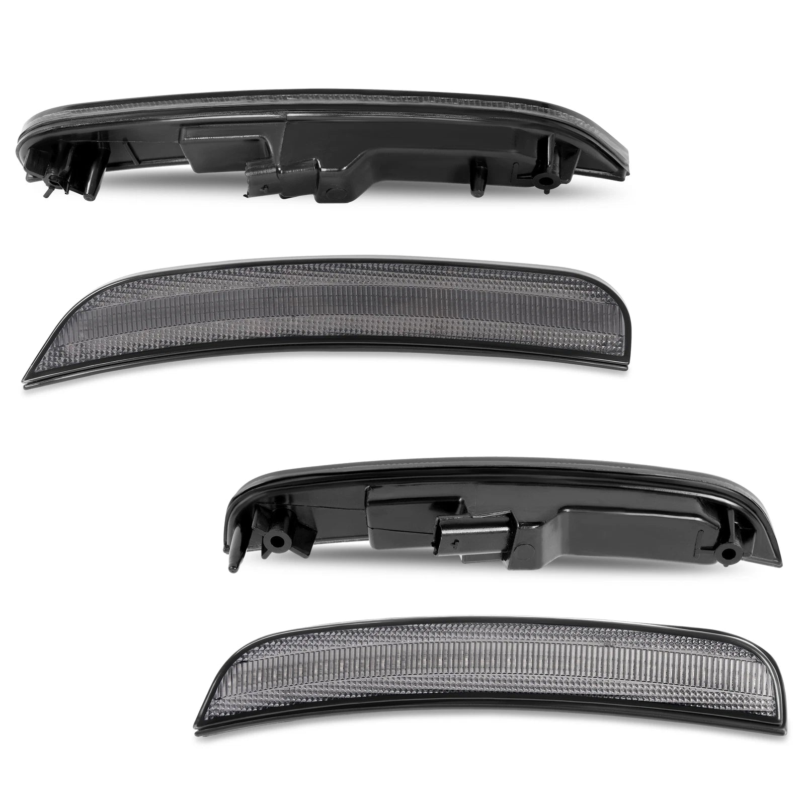 Smoke LED Front Rear Side Marker Light Set for Chrysler 300 300C (2015–2023)