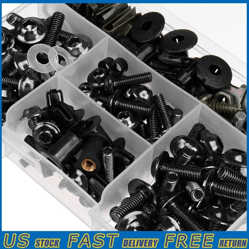 Complete Fairing Bolt Kit for Kawasaki Motorcycle (Parts Replace V)