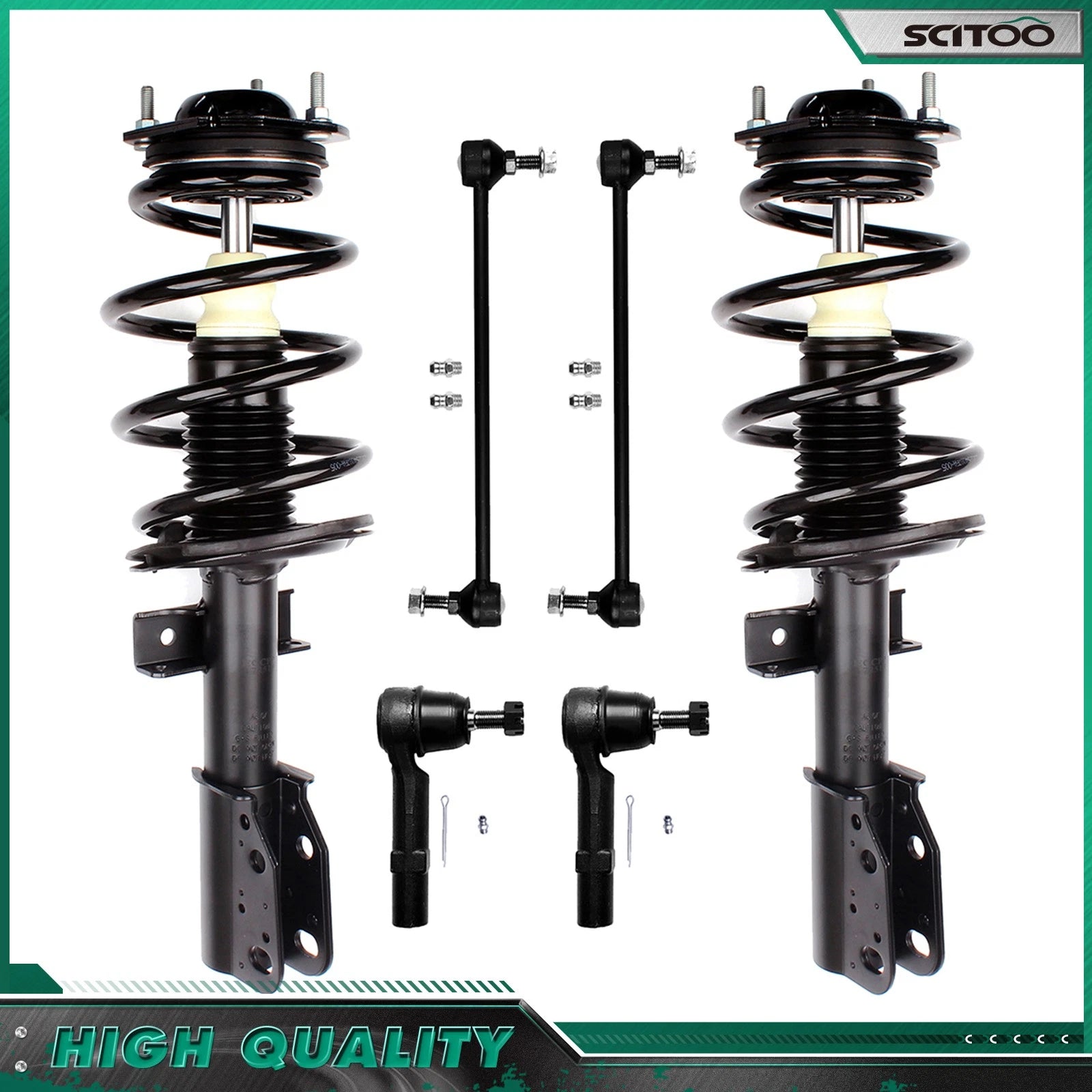 Front Struts Sway Bar Tie Rod for Chevrolet Traverse GMC Acadia Buick Enclave (2018–2023)