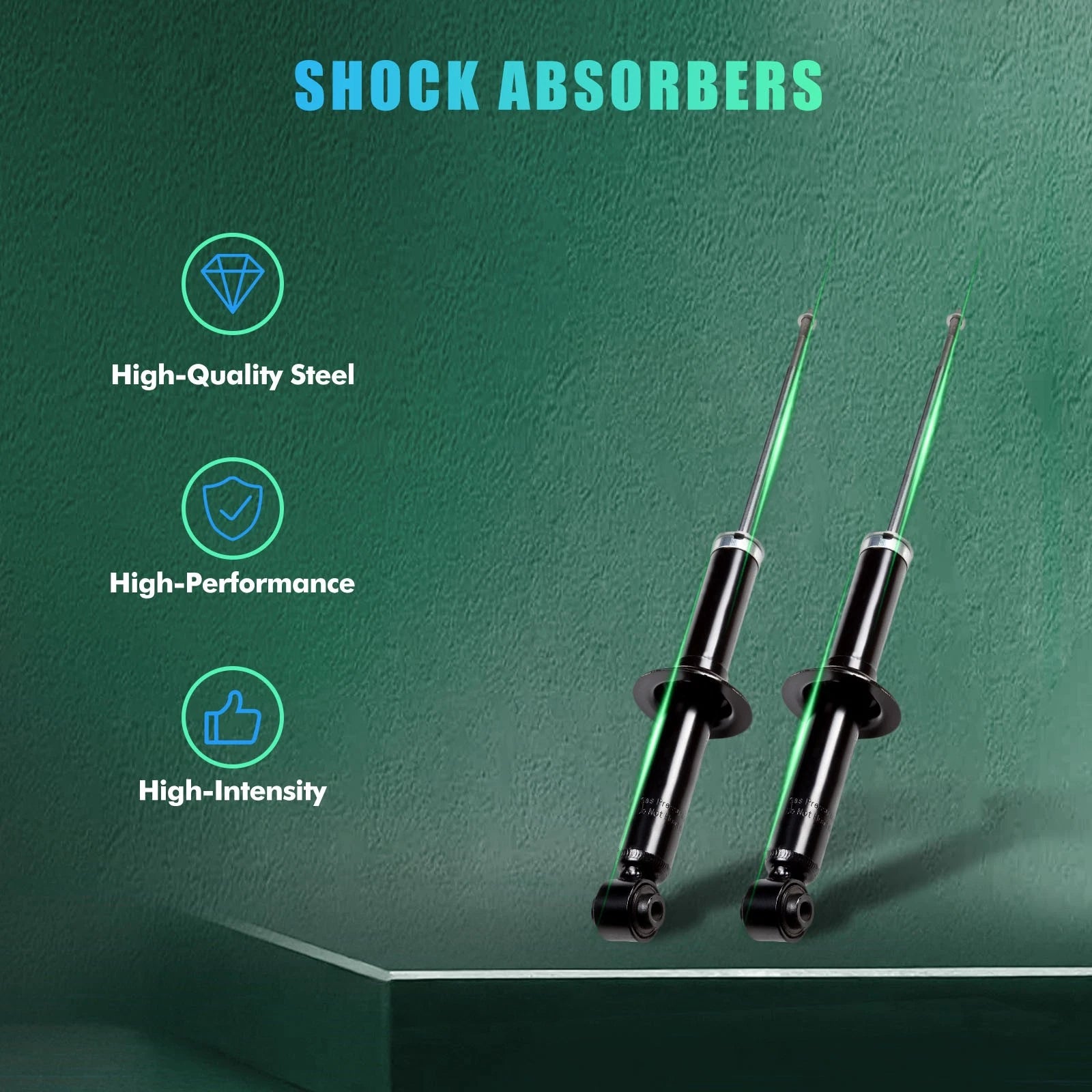 Set of 2 Rear Struts for Chrysler 200 (2011–2014)