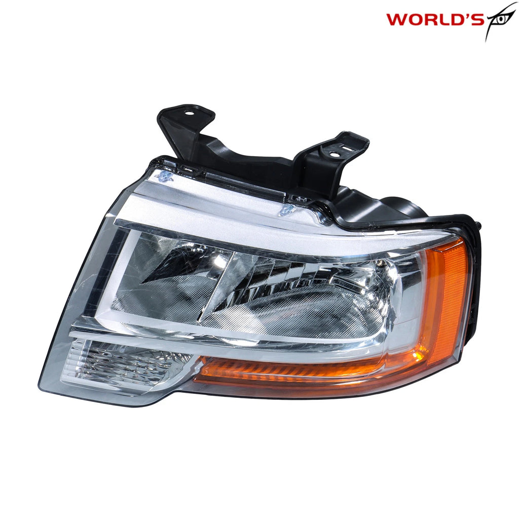 Halogen Headlight for Ford Expedition (2015–2017) Chrome Left Side