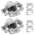 Pair Front Brake Calipers with Bracket for Nissan Pickup D21 (1991–2004)