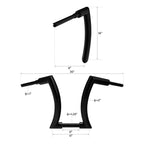 16" Ape Hanger Handlebar for Harley Heritage Softail FLST FXST (1990–2023)