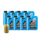 Oil Change Kit for Mercedes OM642 (2006–2011) - 8L Liqui Moly 5W-30, Mann