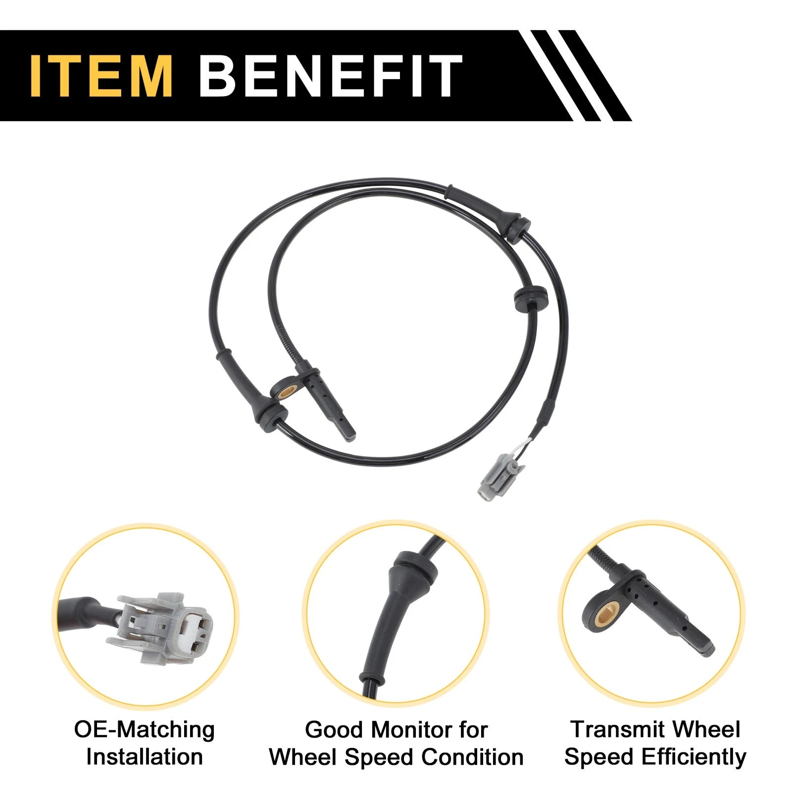 ABS Wheel Speed Sensor No. 479103TA0A for Nissan Leaf (2015–2020) Front Left
