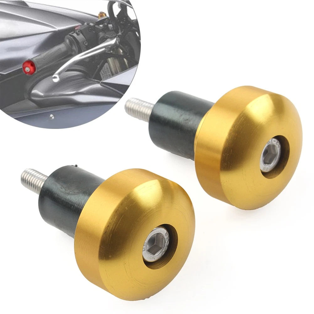 Handlebar Grips Bar End Slider Cap for Yamaha YZF-R1 (2000–2023) Gold