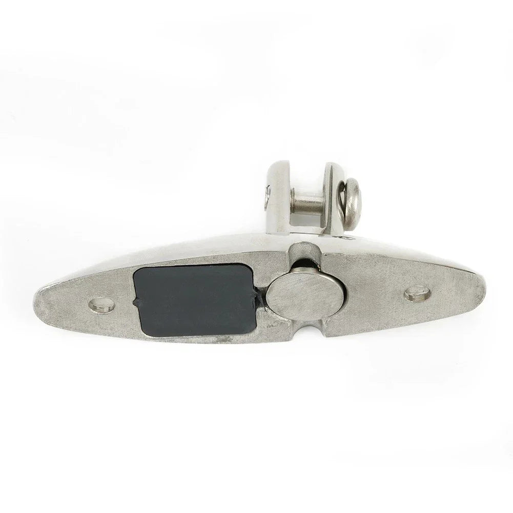 1 3/16 x 3 1/2 QUICK RELEASE Deck Silver Hinge Mount Bimini Top Marine Hardware
