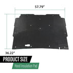 Hood Insulation Pad & Clips for Chevy S10 Truck & Blazer (1982–1993)
