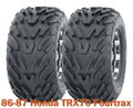 Set of 2 ATV Tires 16x8-7 4PR for Honda TRX70 (1986–1987)