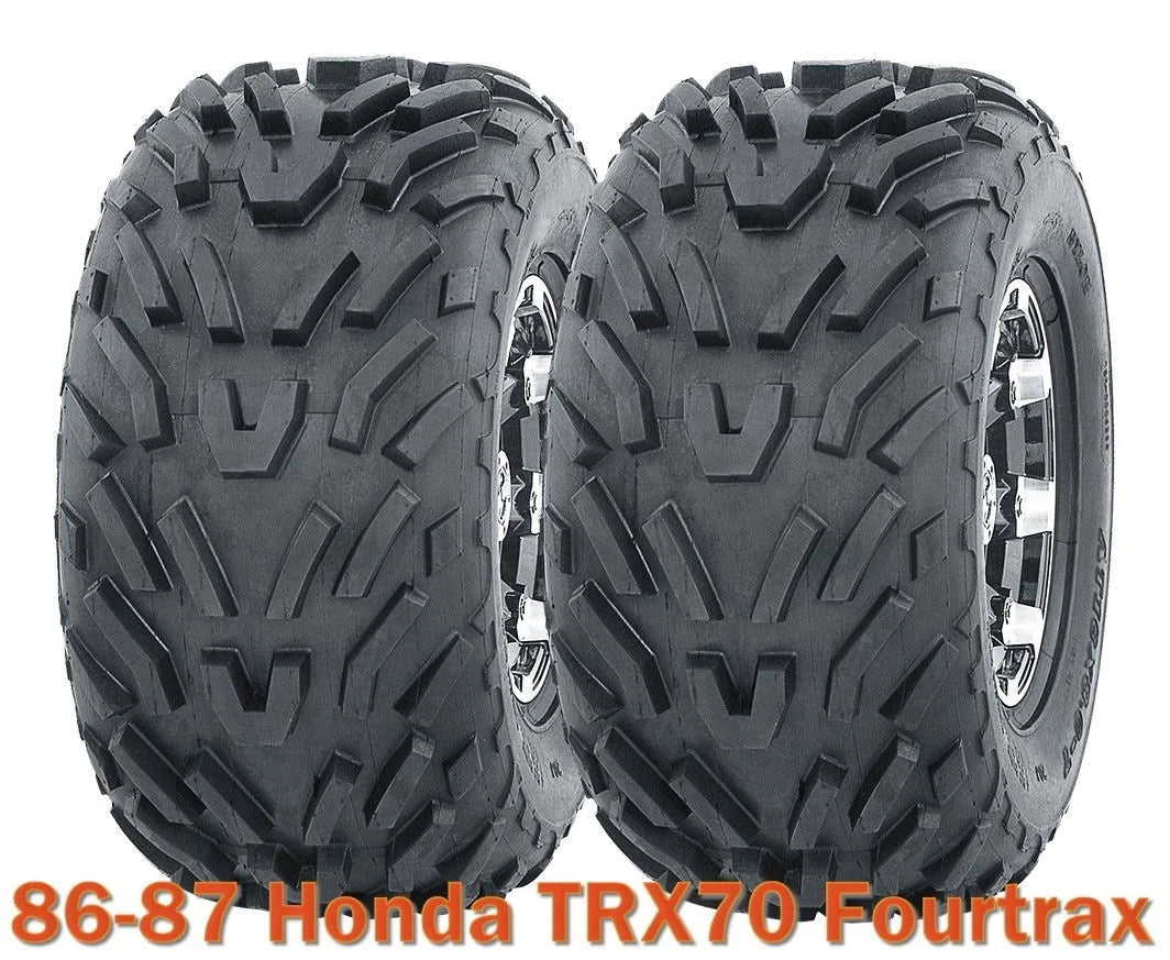 Set of 2 ATV Tires 16x8-7 4PR for Honda TRX70 (1986–1987)