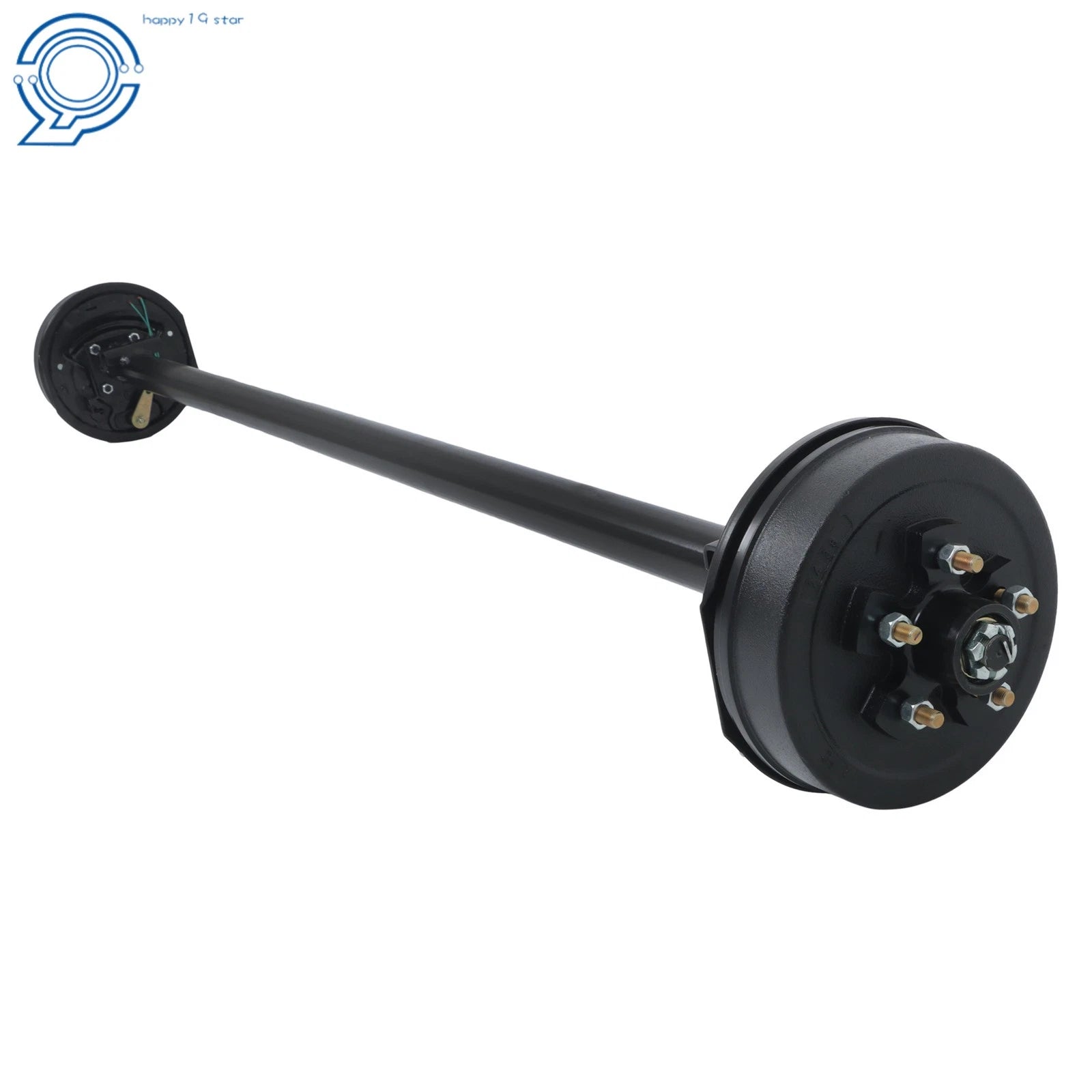 3500lbs Trailer Axle with Electric Brake for 85" Hub Face (70" Spring Center)