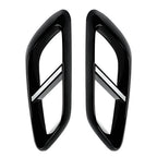 Black Rear Throat Exhaust Pipe Cover Trim for Mercedes Benz E Class (2024+)