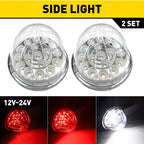 2X LED Watermelon Marker Clearance Lights for Trailer Truck