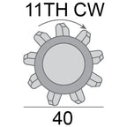 Starter Motor for Toyota Landcruiser HJ47 HJ60 HJ61 HJ75 (1980–1990)