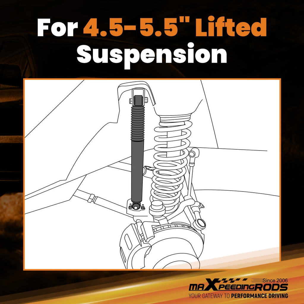 Heavy Duty Lift Shock for Ford Ranger (1998–2011) 4.5-5.5" Lift Kit