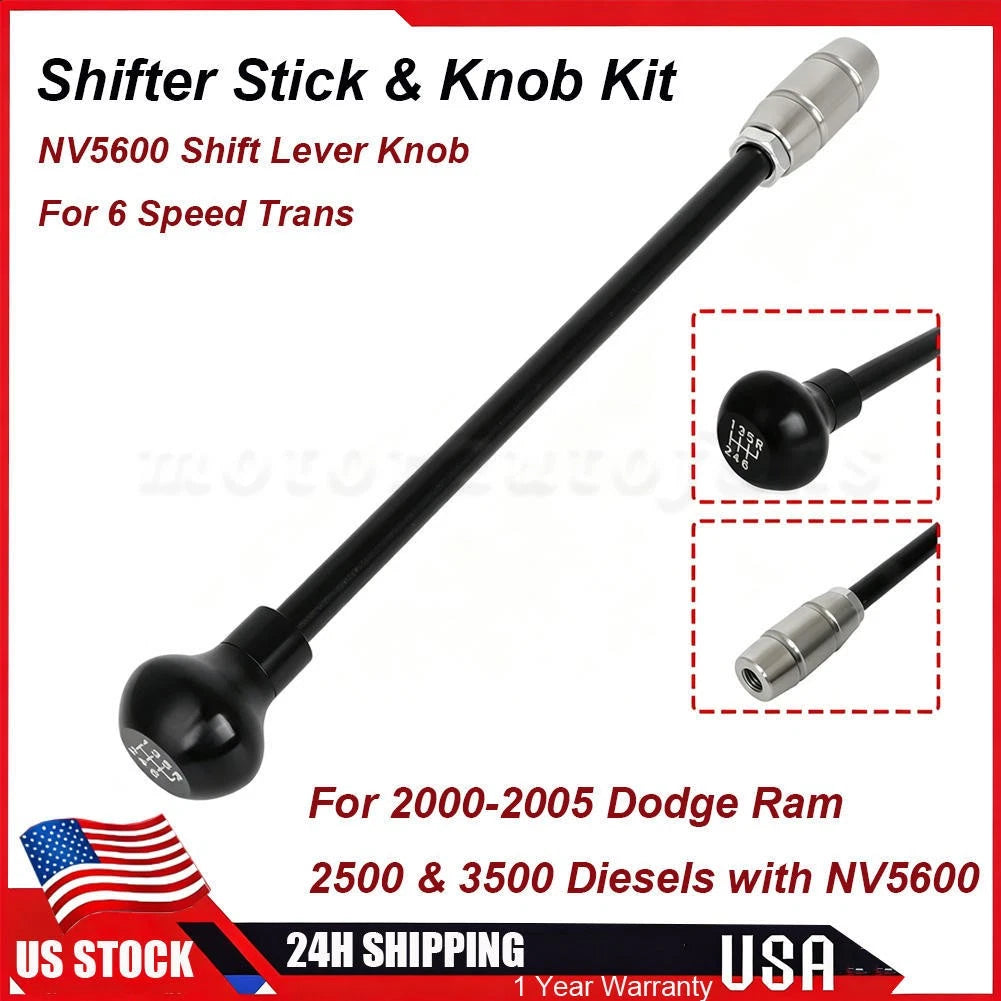 Shifter Stick Lever Knob for Dodge Ram 2500 3500 (2000–2005) NV5600-28 6-Speed