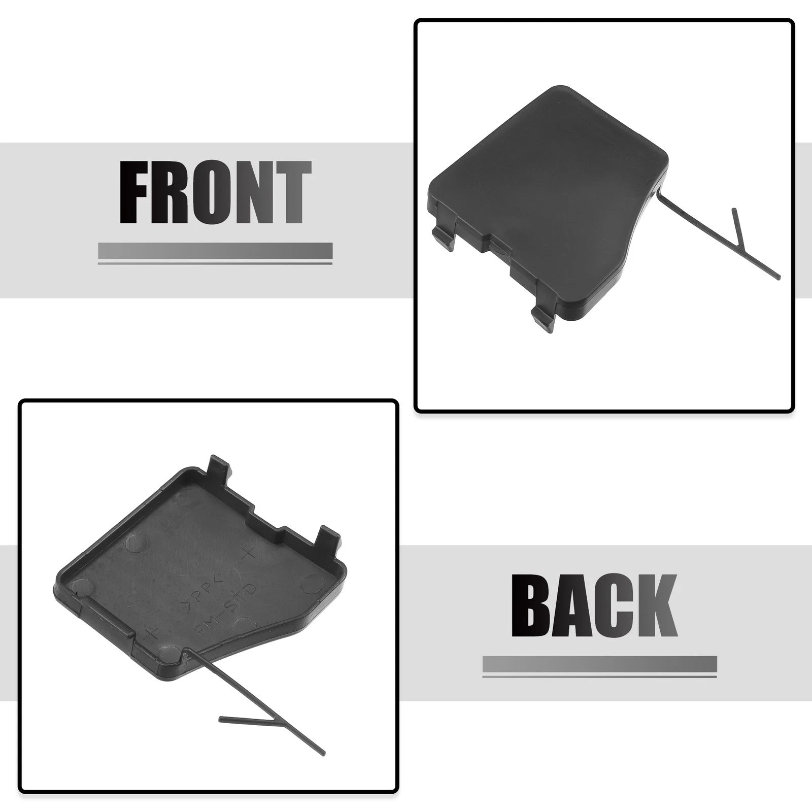 Tow Hook Cover for Subaru Forester (2014–2016) Black 718844975346