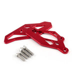 CNC Red Footrest Rearset Adapter Plates for Yamaha YZF R3 R25 MT-03 (2013–2019)