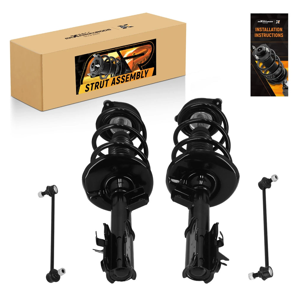 Set of 2 Front Struts w/Coil Sway Bars for Nissan Rogue (2012) 172897