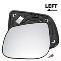 Left Side White Mirror Glass w/ Back Non-heated for KIA Picanto (2012–2020)