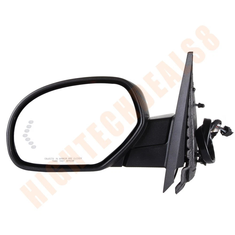 Driver Side Mirror for Chevy GMC (2007-2013) Power Fold Heated Puddle Signal