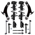 Front Struts Lower Control Arm Tie Rod Kit for Nissan Rogue (2008–2012)